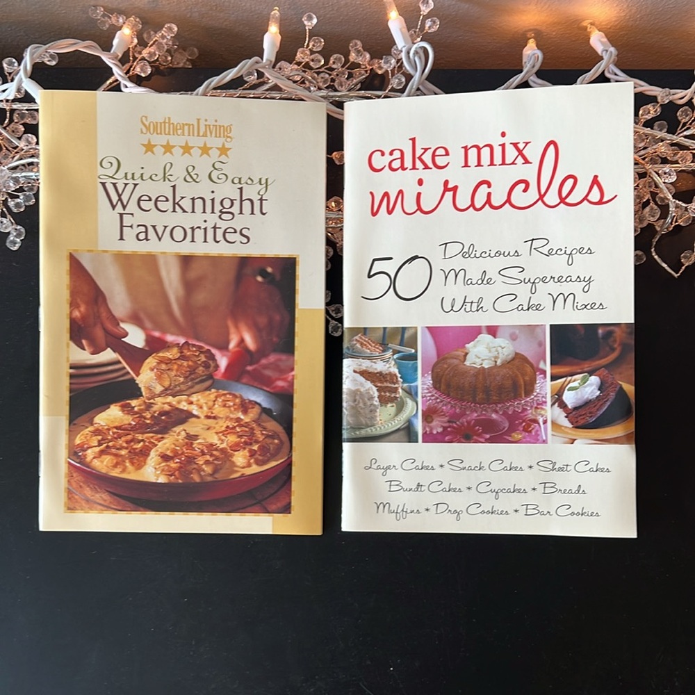 NEW Southern Living Weeknight Favorites and Cake Mix Miracles Cookbooks